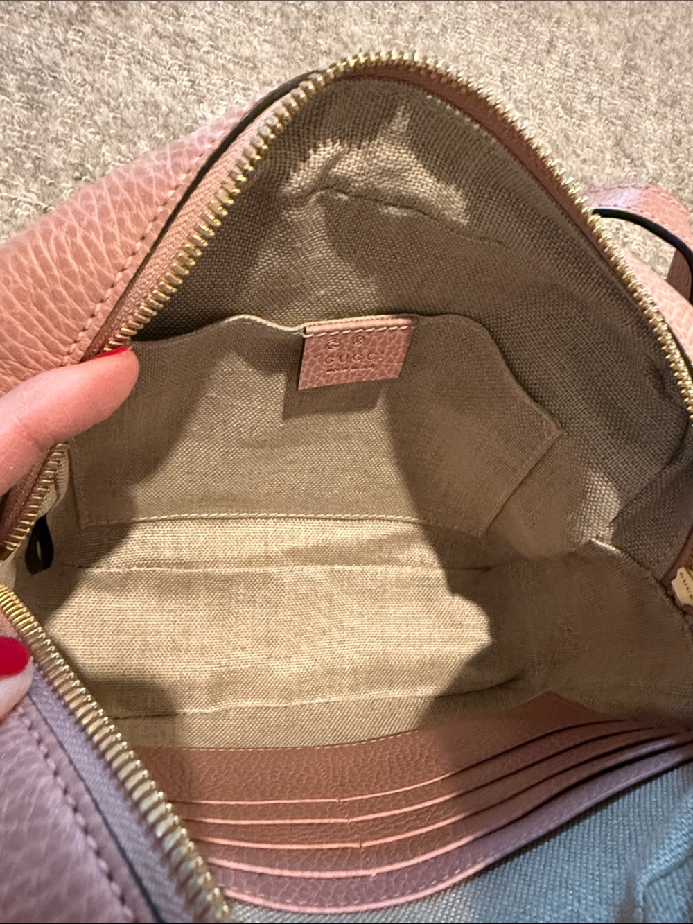 Gucci mini Bree GH Monogram Shoulder Bag - Picture 10 of 11